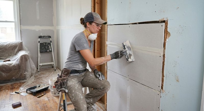 Bedroom Drywall Installation in Kansas City, MO